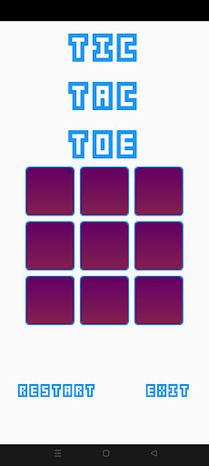 Tic Tac Toe Screen 2