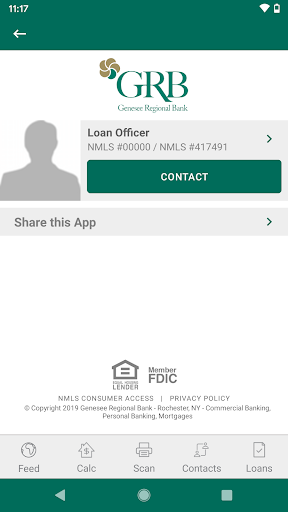 Android application GRB Mortgage Express screenshort