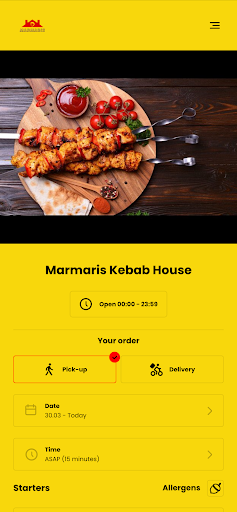 Android application Marmaris Kebab House screenshort