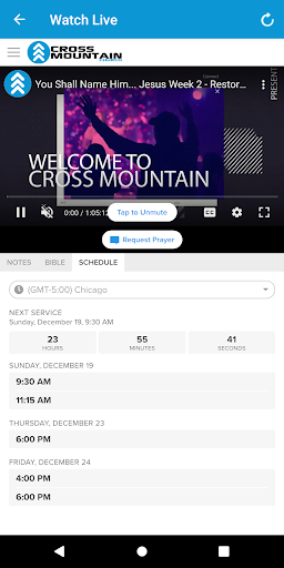 Cross Mountain Church Screen 3
