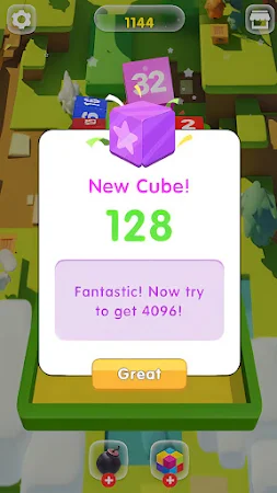 Game screenshot 2048 Cube: 3D Merge Mania apk download