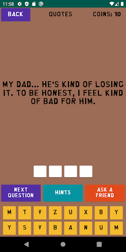 Quiz for South Park Screen 3