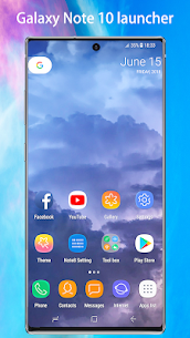 Note10 Launcher for Galaxy MOD APK (Premium Unlocked) 1