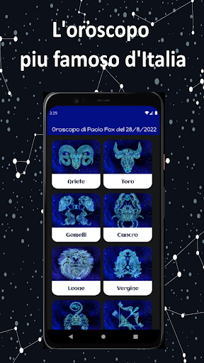 Android application Oroscopo di Fox screenshort