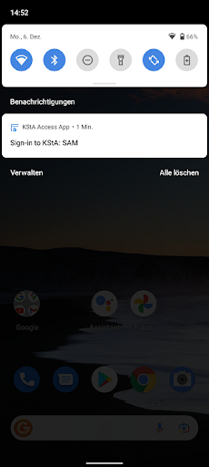 KStA Access App Screen 2