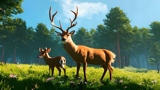 Deer Simulator Forest Animals