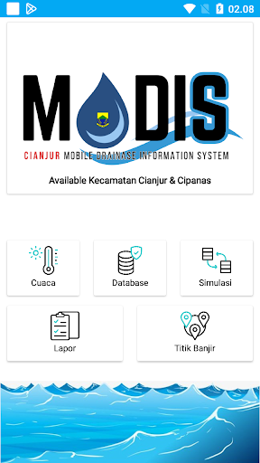 Android application MODIS screenshort