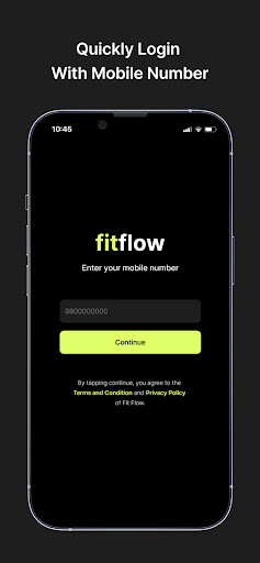 Android application Fit Flow screenshort