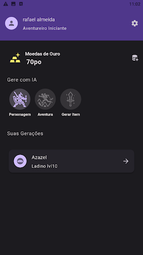 Mage GPT: Gerador de RPG Screen 2