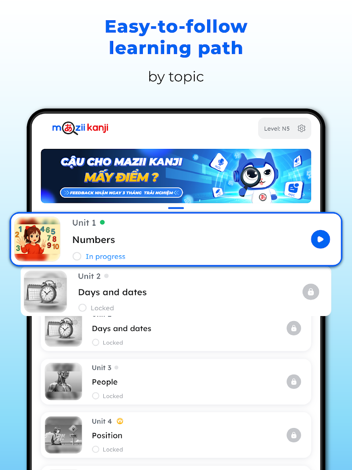 #10. Mazii Kanji: Learn basic Kanji (Android) 作者: Mastering Japanese