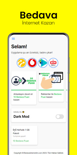Android application İnternet Kazanma Rehberi screenshort