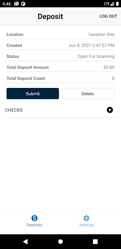 Endeavor Bank Business Deposit Screen 2