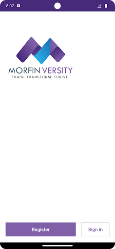 Android application Morfin Versity screenshort