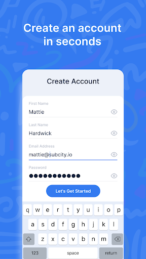 Android application Subcity screenshort