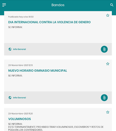 Galisteo Informa Screen 2