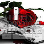 Cover Image of ดาวน์โหลด Love Red Rose Keyboard Theme 1.0 APK