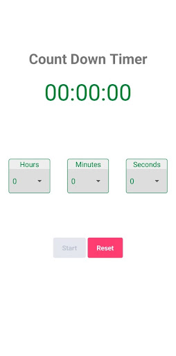 Count Down Timer Screen 3