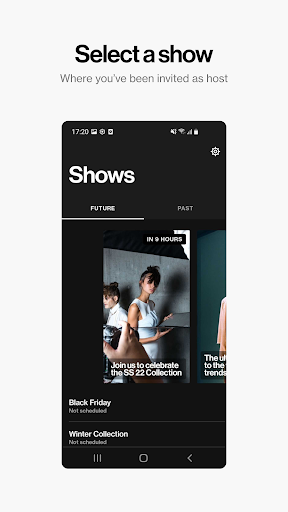 Android application Bambuser Social Commerce screenshort
