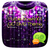 GO SMS PURPLE BOWKNOT THEME icon