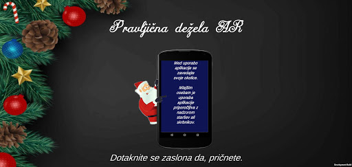 Android application Pravljična dežela AR screenshort