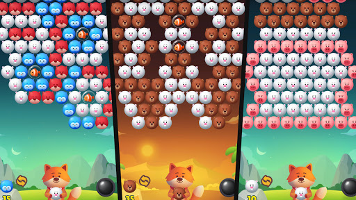 Android application Bubble Shooter Rescue Animal screenshort