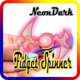 Fidget Spinner Neon Dark Pro icon