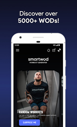 Android application SmartWOD Workout Generator screenshort