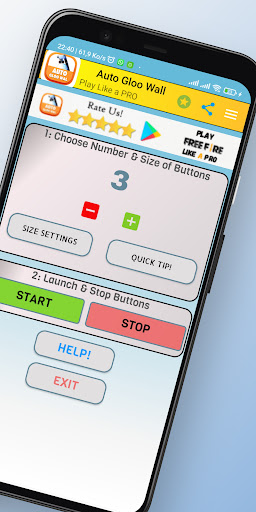 Auto Gloo Wall - Auto Clicker Screen 2