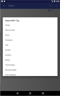 Music Playlist Manager Capture d'écran