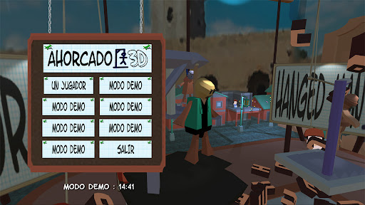 Ahorcado 3D 2023 -Demo v.0.1.6 Screen 3
