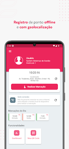 Android application Sys Ponto | Gestão de Ponto screenshort
