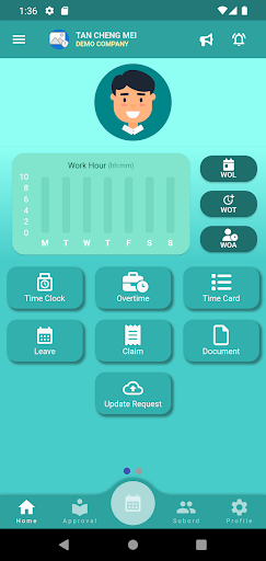 Android application HR2000 iPayroll screenshort