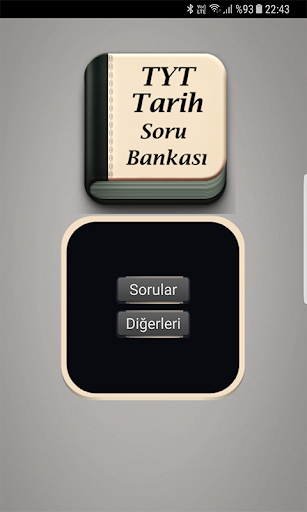 Android application TYT ve AYT Tarih Soru Bankası screenshort
