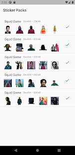 Squid Game Stickers  2021- WAStickerApps 5.1 APK screenshots 1