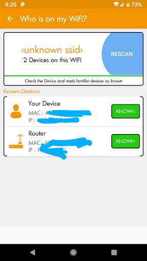Wi-Fi Router Password Screen 2