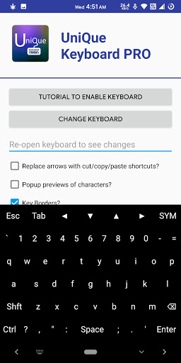Unique Keyboard PRO Screen 3