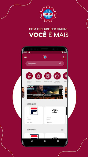 Android application Clube e Vantagens SER Caxias screenshort
