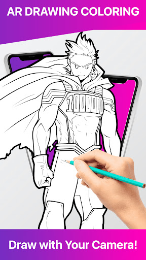 Draw Coloring My Hero Academia Screen 3