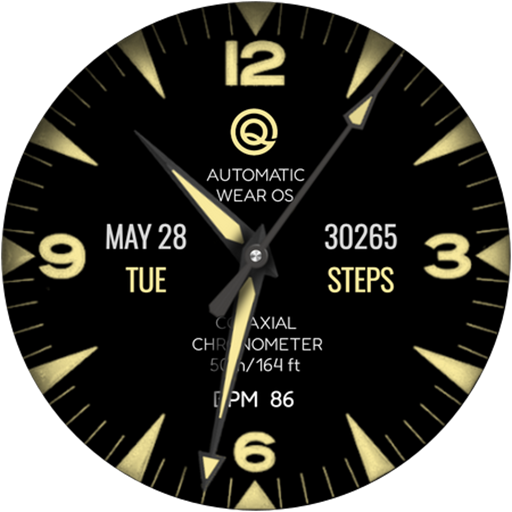Diver 5 Black For Wear OS 4 logo