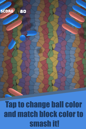 Android application Ball Smashes Block - Fast acti screenshort