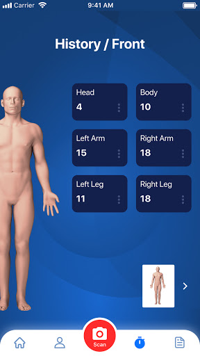 DermaDoc App Screen 2