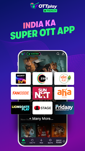 OTTplay: Watch Movies & Shows Screenshot 2 - AppWisp.com
