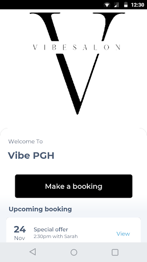 Android application Vibe PGH screenshort