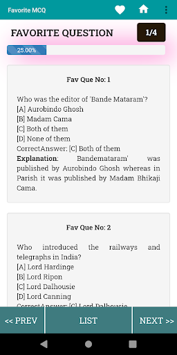 Android application KPSC KAS Exam Preparation App screenshort