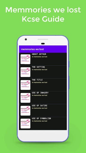 Android application Memories We Lost Guide [Kcse] screenshort