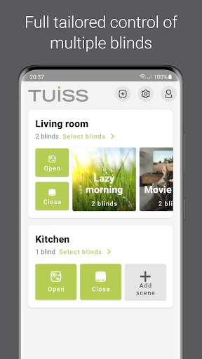 Android application Tuiss SmartView screenshort