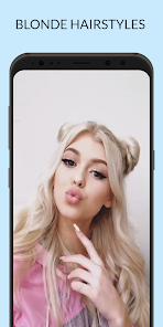 Captura 24 Blonde Hairstyles android