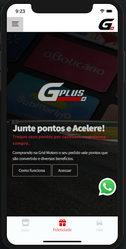 Grid Motors - Fidelidade Screen 2