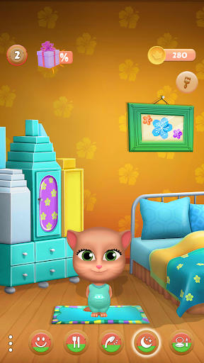 Android application My Virtual Pet Inna - Cat Game screenshort