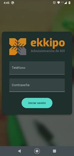 Android application ekkipo RH screenshort